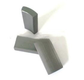 I magneti della ferrite del motore di Seat segmentano grigio di carbone di forma dell'arco